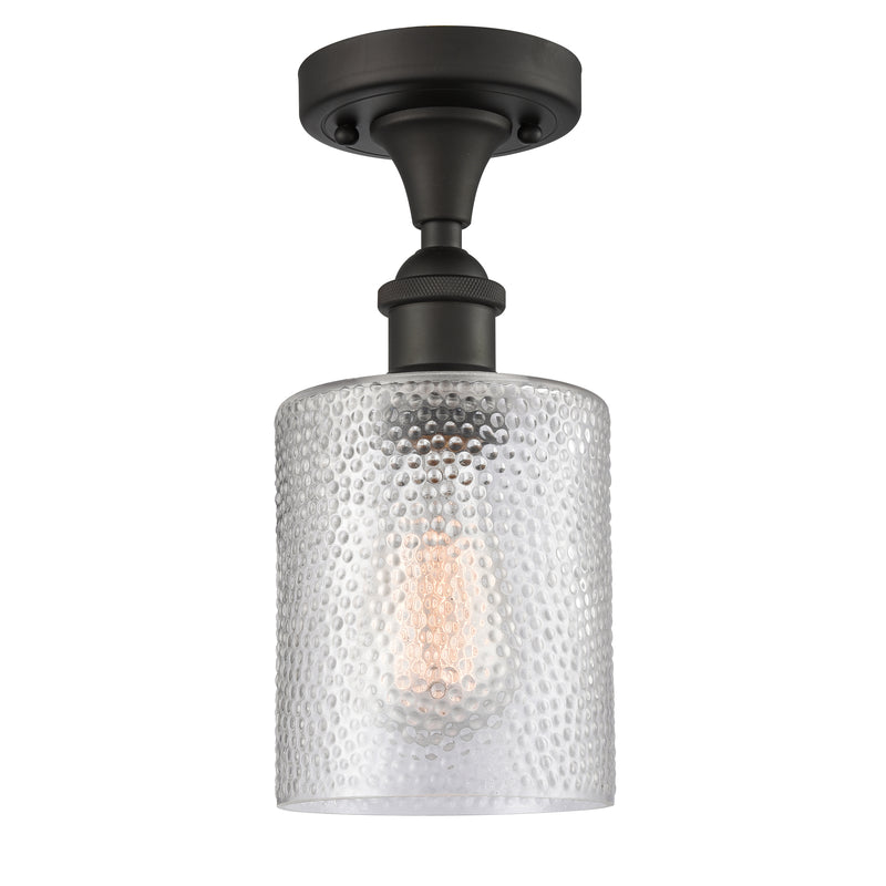 Innovations Lighting Cobbleskill 1 Light Semi-Flush Mount Part Of The Ballston Collection 516-1C-OB-G112