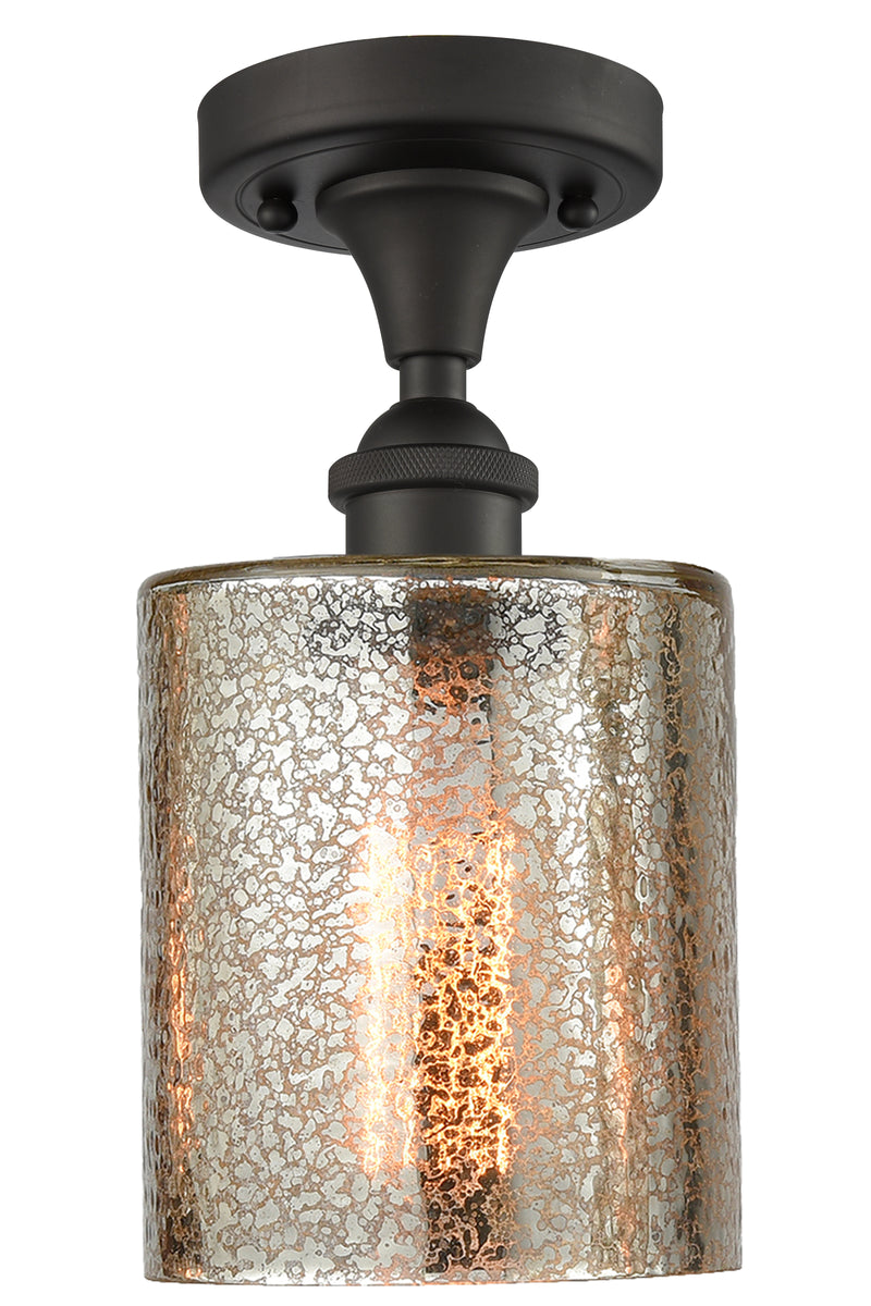 Innovations Lighting Cobbleskill 1 Light Semi-Flush Mount Part Of The Ballston Collection 516-1C-OB-G116-LED