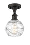 Innovations Lighting Deco Swirl 1 Light 6" Semi-Flush Mount 516-1C-OB-G1213-6-LED