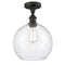 Innovations Lighting Athens 1 Light 10" Semi-Flush Mount 516-1C-OB-G124-10
