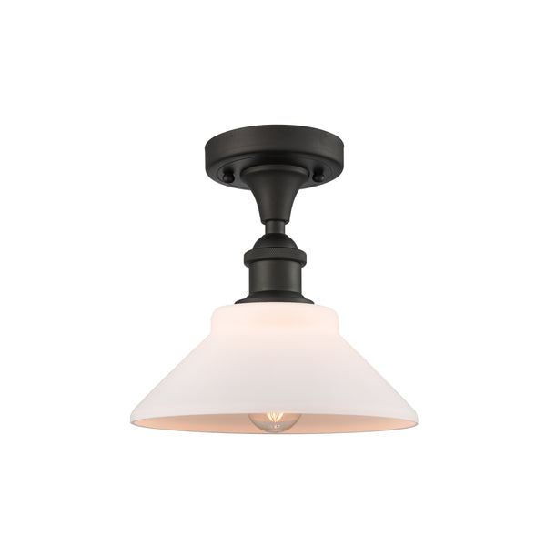 Innovations Lighting Orwell 1 Light Semi-Flush Mount Part Of The Ballston Collection 516-1C-OB-G131
