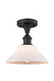 Innovations Lighting Orwell 1 Light Semi-Flush Mount Part Of The Ballston Collection 516-1C-OB-G131-LED