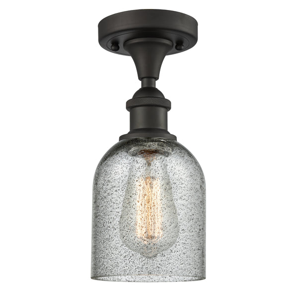Innovations Lighting Caledonia 1 Light Semi-Flush Mount Part Of The Ballston Collection 516-1C-OB-G257