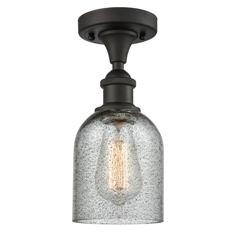 Innovations Lighting Caledonia 1 Light Semi-Flush Mount Part Of The Ballston Collection 516-1C-OB-G257