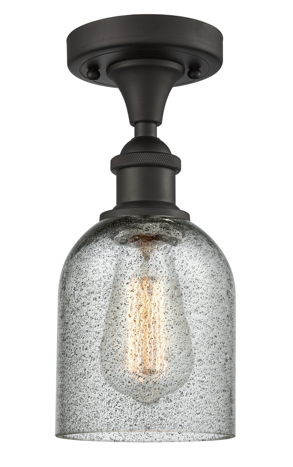 Innovations Lighting Caledonia 1 Light Semi-Flush Mount Part Of The Ballston Collection 516-1C-OB-G257-LED
