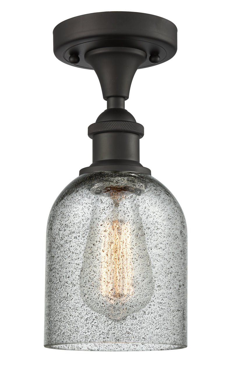 Innovations Lighting Caledonia 1 Light Semi-Flush Mount Part Of The Ballston Collection 516-1C-OB-G257-LED