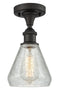 Innovations Lighting Conesus 1 Light Semi-Flush Mount Part Of The Ballston Collection 516-1C-OB-G275-LED