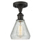 Innovations Lighting Conesus 1 Light Semi-Flush Mount Part Of The Ballston Collection 516-1C-OB-G275