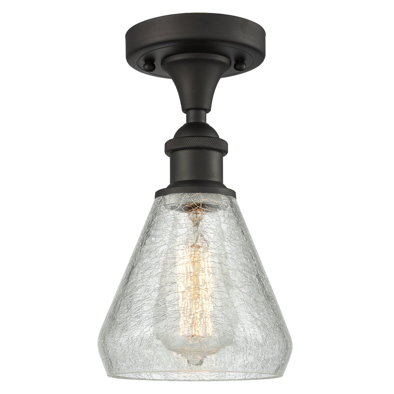 Innovations Lighting Conesus 1 Light Semi-Flush Mount Part Of The Ballston Collection 516-1C-OB-G275