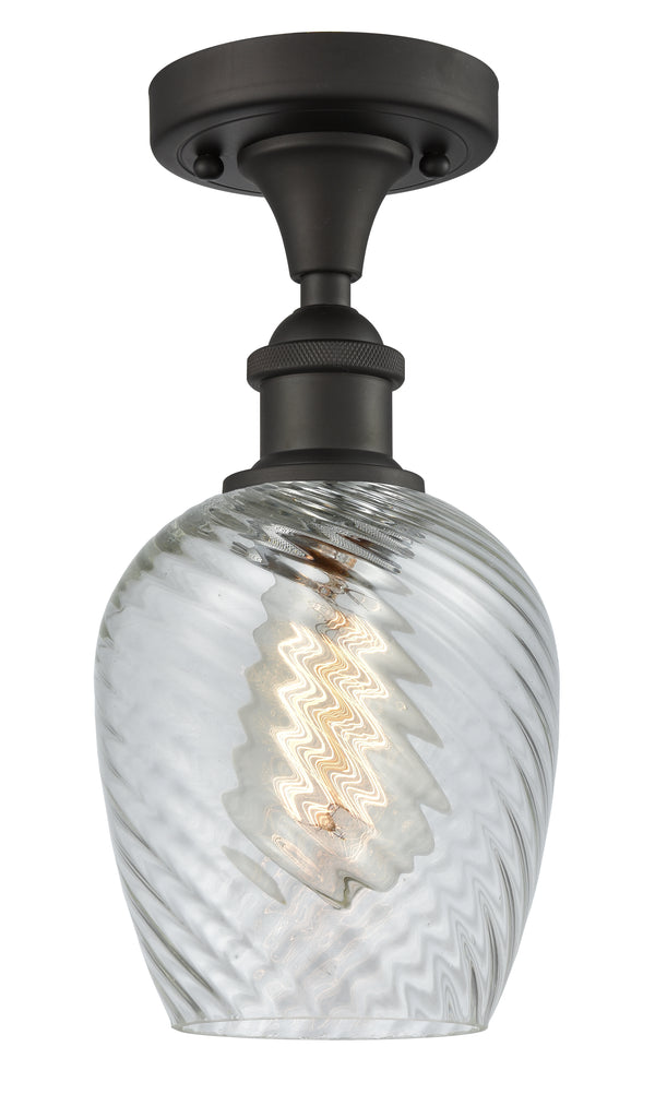 Innovations Lighting Salina 1 Light Semi-Flush Mount Part Of The Ballston Collection 516-1C-OB-G292-LED