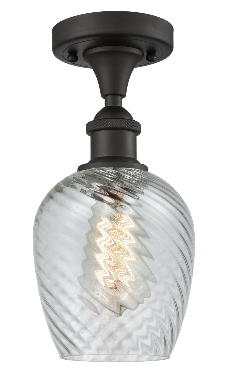 Innovations Lighting Salina 1 Light Semi-Flush Mount Part Of The Ballston Collection 516-1C-OB-G292-LED