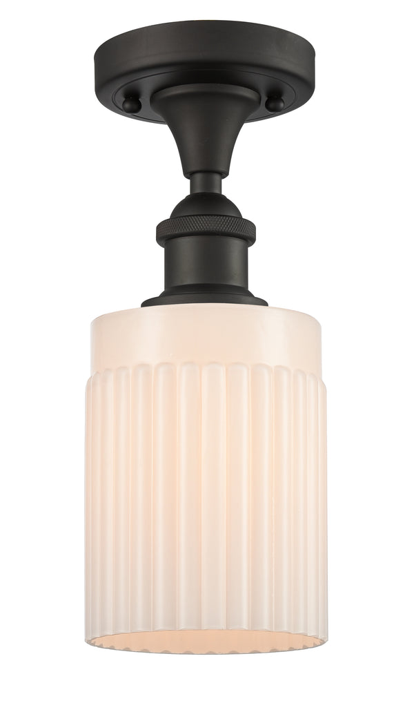 Innovations Lighting Hadley 1 Light Semi-Flush Mount Part Of The Ballston Collection 516-1C-OB-G341-LED