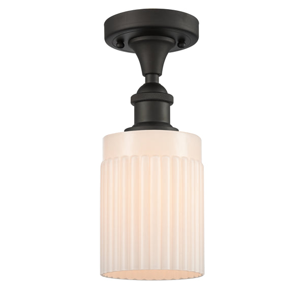 Innovations Lighting Hadley 1 Light Semi-Flush Mount Part Of The Ballston Collection 516-1C-OB-G341