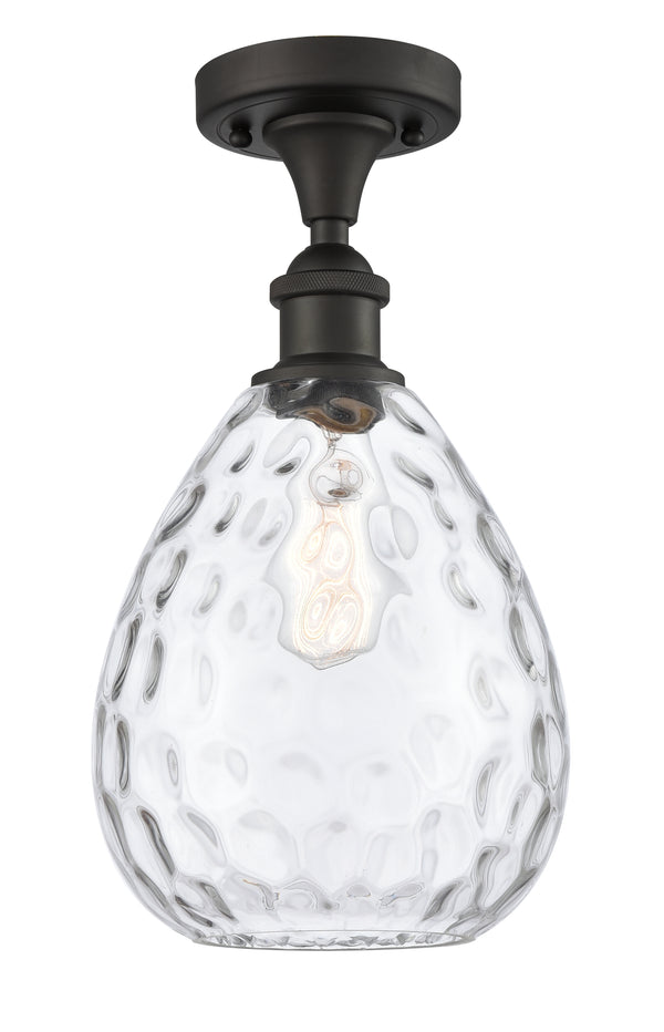 Innovations Lighting Large Waverly 1 Light Semi-Flush Mount Part Of The Ballston Collection 516-1C-OB-G372-LED