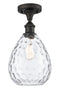 Innovations Lighting Large Waverly 1 Light Semi-Flush Mount Part Of The Ballston Collection 516-1C-OB-G372-LED