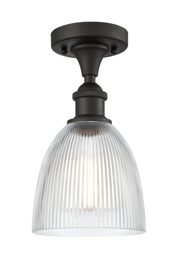 Innovations Lighting Castile 1 Light Semi-Flush Mount Part Of The Ballston Collection 516-1C-OB-G382-LED
