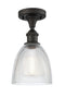 Innovations Lighting Castile 1 Light Semi-Flush Mount Part Of The Ballston Collection 516-1C-OB-G382-LED
