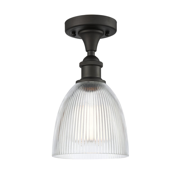 Innovations Lighting Castile 1 Light Semi-Flush Mount Part Of The Ballston Collection 516-1C-OB-G382
