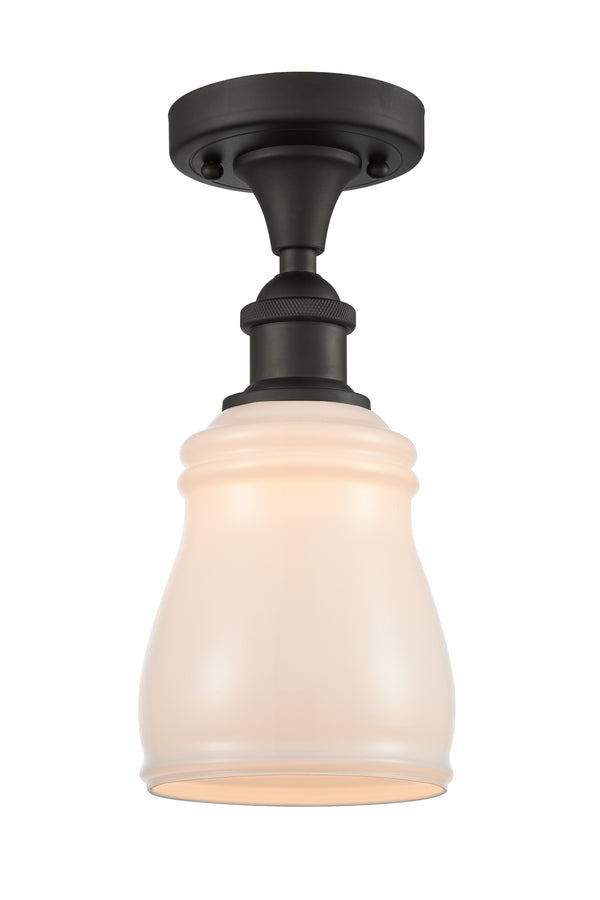 Innovations Lighting Ellery 1 Light Semi-Flush Mount Part Of The Ballston Collection 516-1C-OB-G391-LED