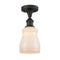 Innovations Lighting Ellery 1 Light Semi-Flush Mount Part Of The Ballston Collection 516-1C-OB-G391