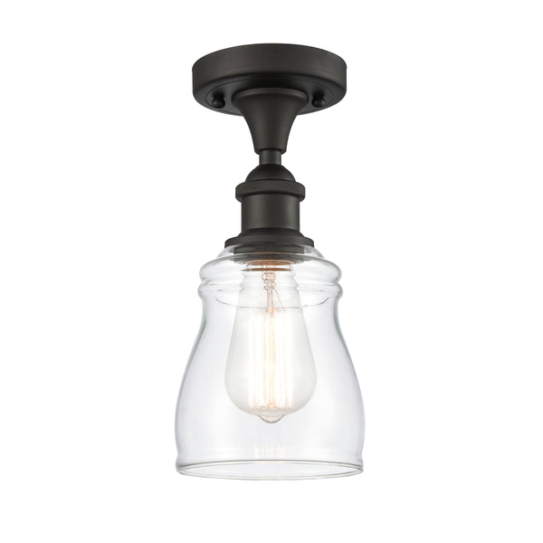 Innovations Lighting Ellery 1 Light Semi-Flush Mount Part Of The Ballston Collection 516-1C-OB-G392