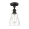 Innovations Lighting Ellery 1 Light Semi-Flush Mount Part Of The Ballston Collection 516-1C-OB-G394