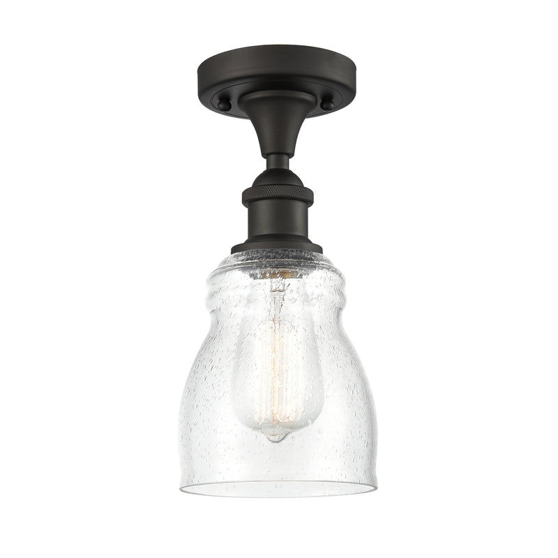 Innovations Lighting Ellery 1 Light Semi-Flush Mount Part Of The Ballston Collection 516-1C-OB-G394