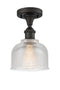 Innovations Lighting Dayton 1 Light Semi-Flush Mount Part Of The Ballston Collection 516-1C-OB-G412-LED