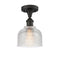 Innovations Lighting Dayton 1 Light Semi-Flush Mount Part Of The Ballston Collection 516-1C-OB-G412