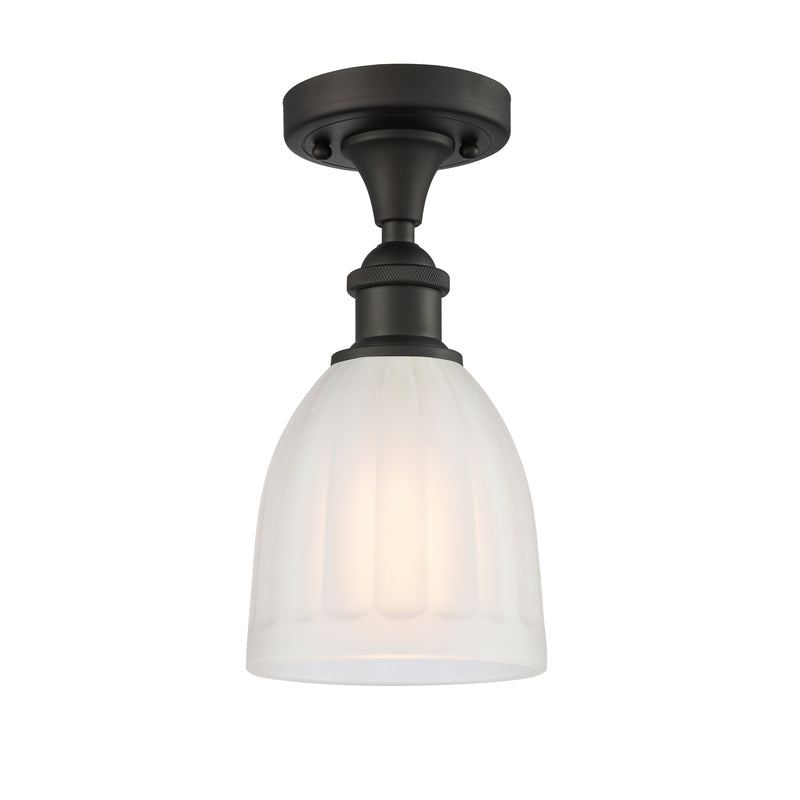 Innovations Lighting Brookfield 1 Light Semi-Flush Mount Part Of The Ballston Collection 516-1C-OB-G441