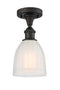 Innovations Lighting Brookfield 1 Light Semi-Flush Mount Part Of The Ballston Collection 516-1C-OB-G441-LED