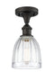 Innovations Lighting Brookfield 1 Light Semi-Flush Mount Part Of The Ballston Collection 516-1C-OB-G442-LED