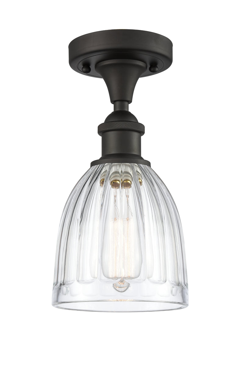 Innovations Lighting Brookfield 1 Light Semi-Flush Mount Part Of The Ballston Collection 516-1C-OB-G442-LED
