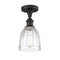 Innovations Lighting Brookfield 1 Light Semi-Flush Mount Part Of The Ballston Collection 516-1C-OB-G442