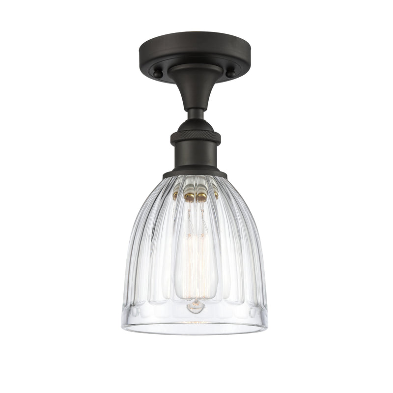Innovations Lighting Brookfield 1 Light Semi-Flush Mount Part Of The Ballston Collection 516-1C-OB-G442