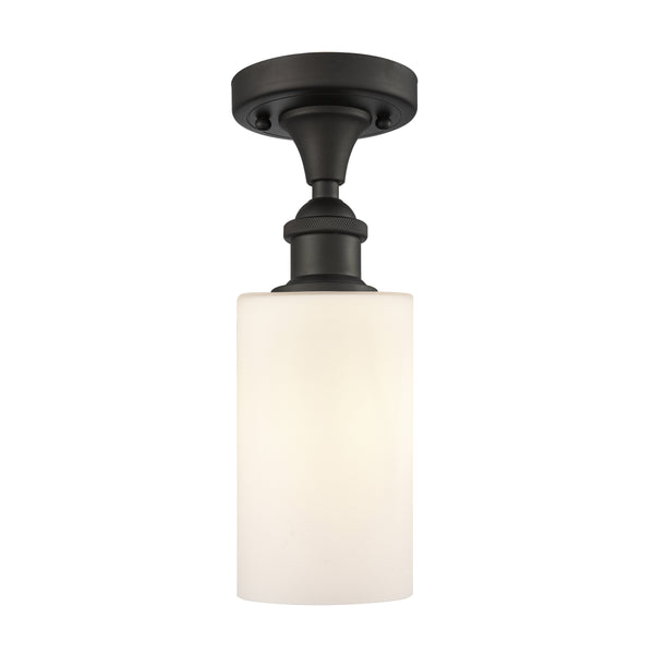Innovations Lighting Clymer 1 Light Semi-Flush Mount Part Of The Ballston Collection 516-1C-OB-G801