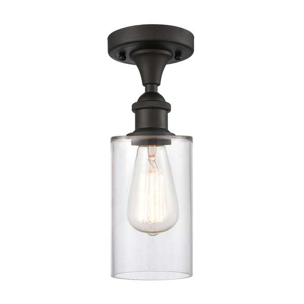 Innovations Lighting Clymer 1 Light Semi-Flush Mount Part Of The Ballston Collection 516-1C-OB-G802
