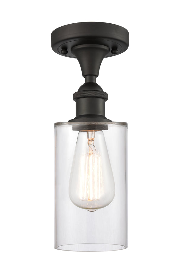Innovations Lighting Clymer 1 Light Semi-Flush Mount Part Of The Ballston Collection 516-1C-OB-G802-LED