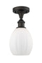 Innovations Lighting Eaton 1 Light Semi-Flush Mount Part Of The Ballston Collection 516-1C-OB-G81-LED