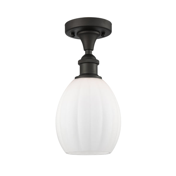 Innovations Lighting Eaton 1 Light Semi-Flush Mount Part Of The Ballston Collection 516-1C-OB-G81