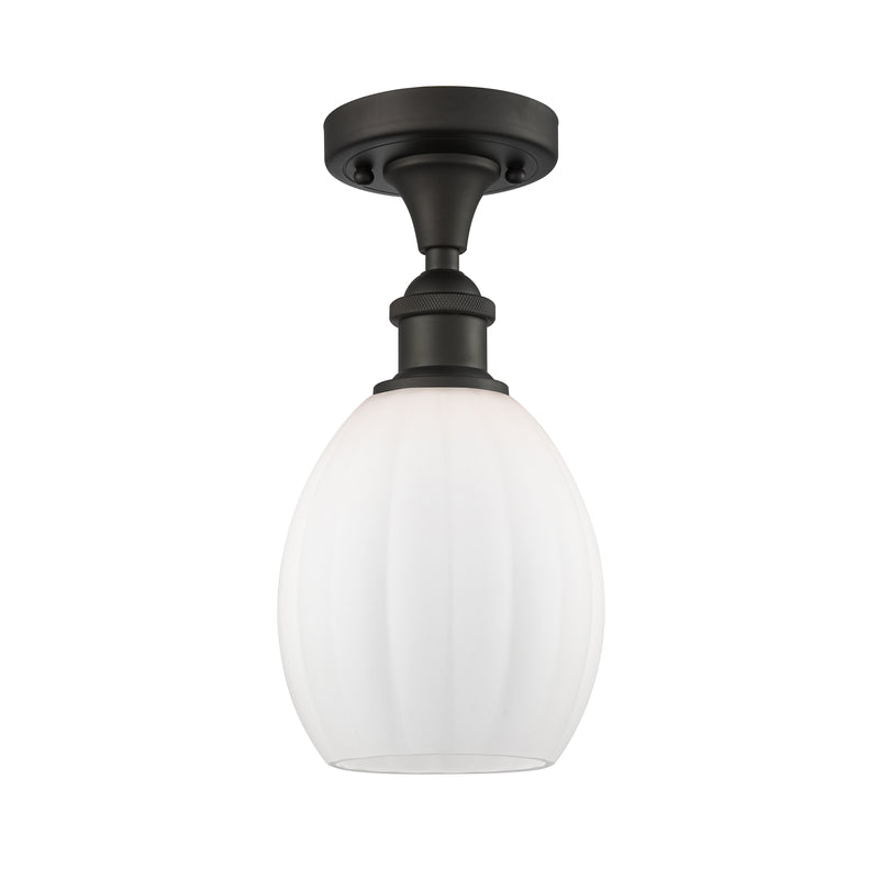 Innovations Lighting Eaton 1 Light Semi-Flush Mount Part Of The Ballston Collection 516-1C-OB-G81
