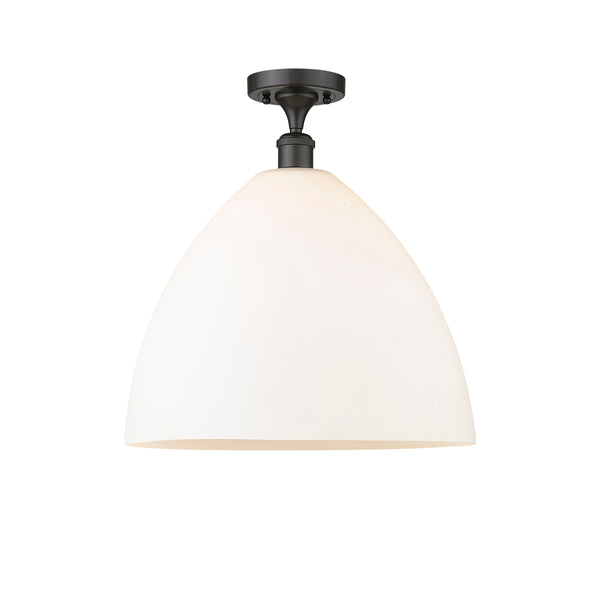 Innovations Lighting Ballston Dome 1 Light 16" Semi-Flush Mount 516-1C-OB-GBD-161