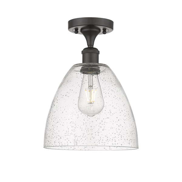 Innovations Lighting Ballston Dome 1 Light 9" Semi-Flush Mount 516-1C-OB-GBD-94