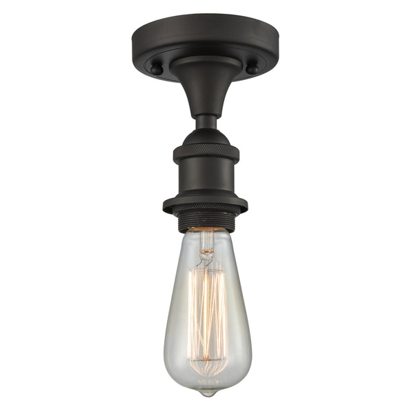 Innovations Lighting Bare Bulb 1 Light Semi-Flush Mount Part Of The Ballston Collection 516-1C-OB
