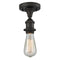 Innovations Lighting Bare Bulb 1 Light Semi-Flush Mount Part Of The Ballston Collection 516-1C-OB