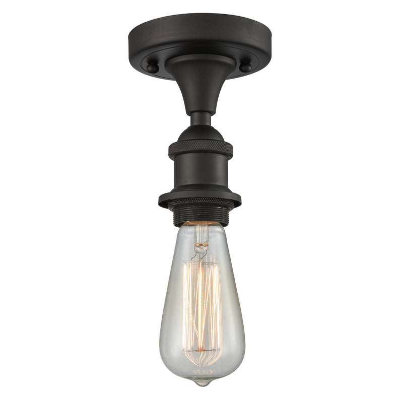 Innovations Lighting Bare Bulb 1 Light Semi-Flush Mount Part Of The Ballston Collection 516-1C-OB