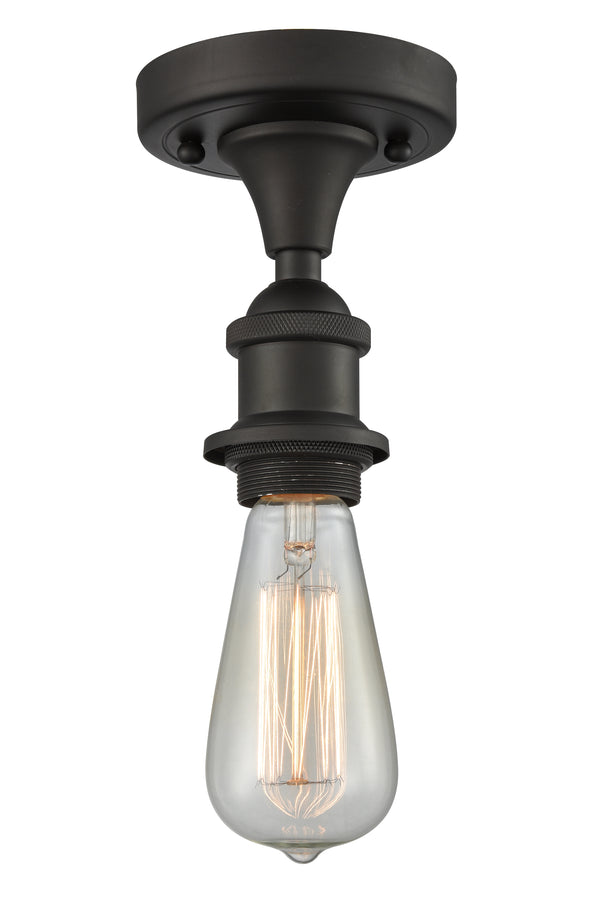 Innovations Lighting Bare Bulb 1 Light Semi-Flush Mount Part Of The Ballston Collection 516-1C-OB-LED