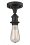 Innovations Lighting Bare Bulb 1 Light Semi-Flush Mount Part Of The Ballston Collection 516-1C-OB-LED