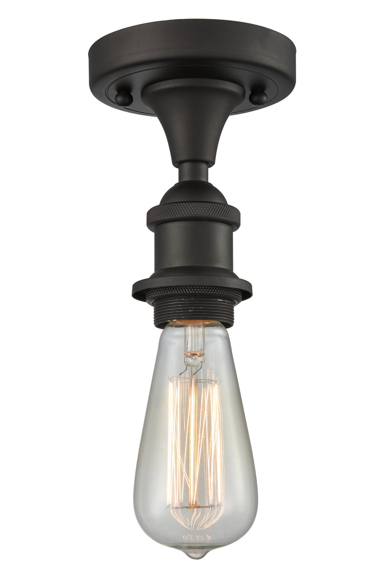 Innovations Lighting Bare Bulb 1 Light Semi-Flush Mount Part Of The Ballston Collection 516-1C-OB-LED