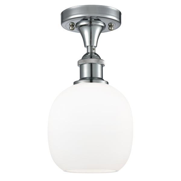 Innovations Lighting Belfast 1 Light Semi-Flush Mount Part Of The Ballston Collection 516-1C-PC-G101